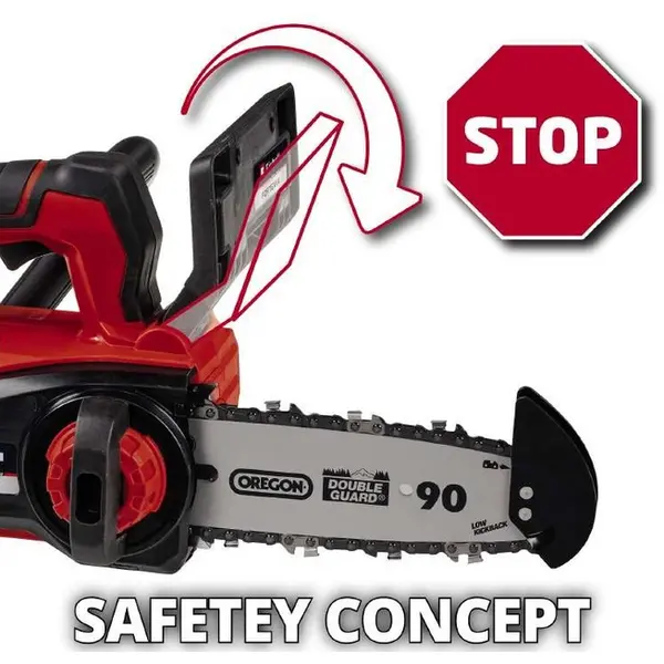 Пила ланцюгова акумуляторна Einhell FORTEXXA 18/20 TH, 18В PXC, 20см, безщіткова, 2.54кг, без АКБ і ЗП