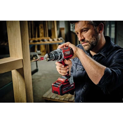 Шурупокрут-дриль ударний акумуляторний Einhell TP-CD 18•60 Li-i BL - Solo, PXC, 18В, 60Нм, 0-500•0-2000об•хв, 1.37кг, без АКБ та ЗП