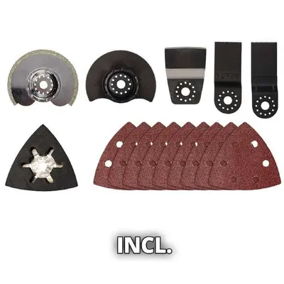 Багатофункціональний інструмент Einhell VARRITO акумуляторний, PXC, 18В, 22000-40000об•хв, 1кг, без АКБ та ЗП