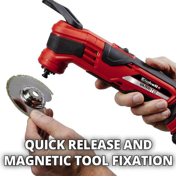 Многофункциональный инструмент Einhell VARRITO аккумуляторный, PXC, 18В, 22000-40000об•мин, 1кг, без АКБ и ЗП