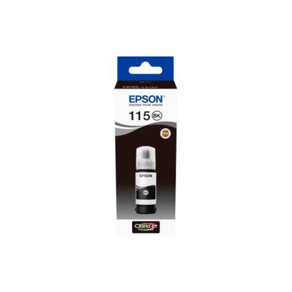 Пігментні чорнила Epson 115 EcoTank Black (C13T07C14A)