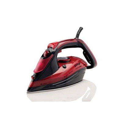 Праска Gorenje, 2800Вт, 350мл, паровий удар -100гр, верт. відпарювання, антинакип, автовідключення, керам. підошва, червоний