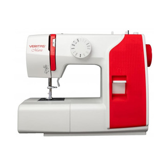 Швейна машина VERITAS MARIE, електромех., 70Вт, 13 шв.оп., петля напівавтомат, білий + червоний