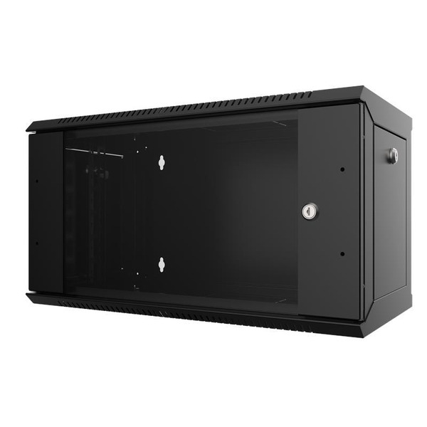 Шафа MIRSAN 19", 9U, WTC, 565x600 мм, максимально 80 кг, чорна