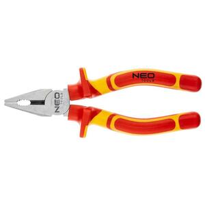 Плоскогубці Neo Tools 180 мм, 1000 В, CrV, поліровані