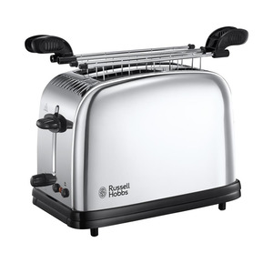 Тостер Russell Hobbs Chester 1200Вт, метал, сріблястий