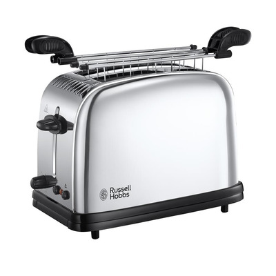 Тостер Russell Hobbs Chester 1200Вт, метал, сріблястий