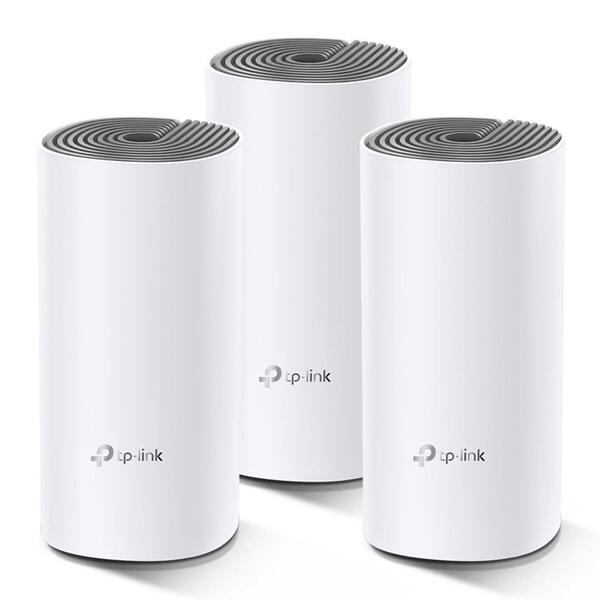 Система WiFi-Mesh TP-LINK Deco E4 AC1200, 2xFE LAN/WAN, 3мод- Translate to Русский: Система WiFi-Mesh TP-LINK Deco E4 AC1200, 2xFE LAN/WAN, 3мод
