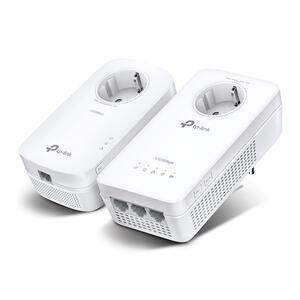 Комплект Адаптерiв Powerline TP-LINK TL-WPA8631PKIT AV1300, AC1200, (TL-WPA8631P 1шт, TL-PA8010P 1шт), Розетка