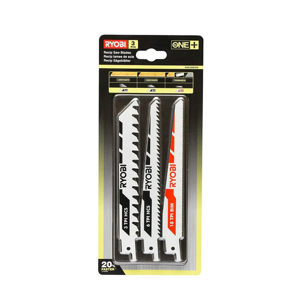 Полотно для шабельної пили Ryobi RAK3RBWM, 3 шт (5132002813)