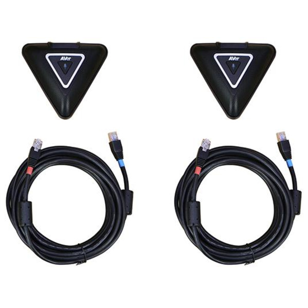 Додаткова мікрофонна пара з 5 м кабелем для систем відеоконференцзв'язку AVer VC520 Pro 2/ FONE540/ VC520 Pro 3