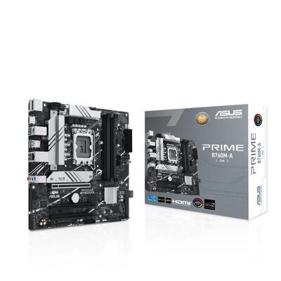 Материнcкая плата ASUS PRIME B760M-A-CSM s1700 B760 4xDDR5 M.2 HDMI DP mATX CSM