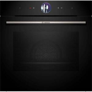 Духовой шкаф Bosch электрический, 71л, A+, дисплей, конвекция, пар, черный