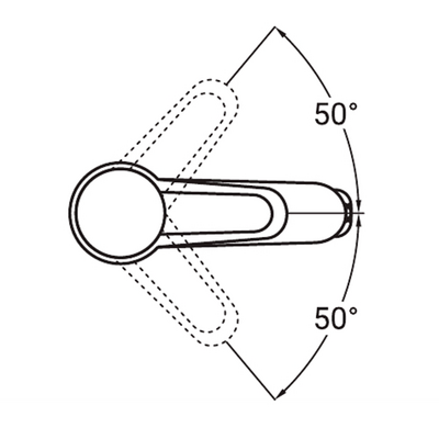 Змішувач HK Ø35 для раковини литий на гайці AQUATICA HK-1A130C (9732000)