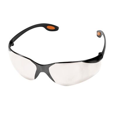 Окуляри захисні прозорі, матеріал лінз полікарбонат, матеріал заушников полікарбонат, захист від удару INTERTOOL SP-0085