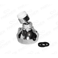 Аэратор поворотный хром резьба М22 с переходником М24 LJ 2020-4A ANGO