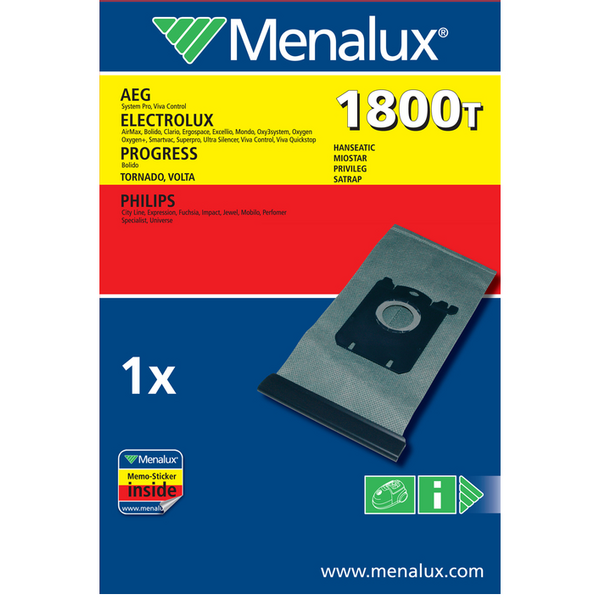 Мішок для пилососів MENALUX 1800 T (S-BAG)