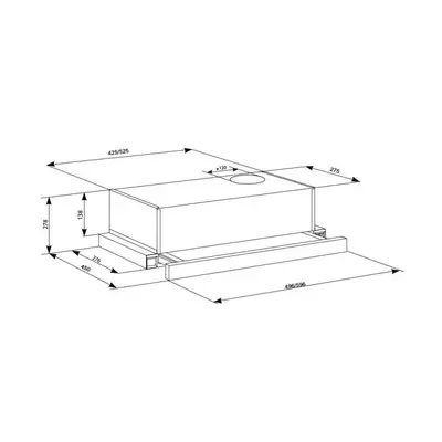 Витяжка Eleyus Breeze 470 50 BL