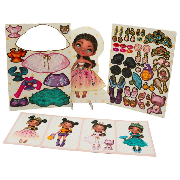 Настільна гра магнітна I AM Одягни ляльку  PRINCESS
