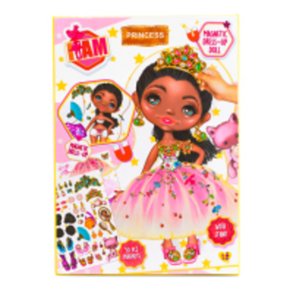 Настільна гра магнітна I AM Одягни ляльку  PRINCESS
