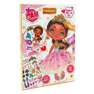 Настільна гра магнітна I AM Одягни ляльку  PRINCESS