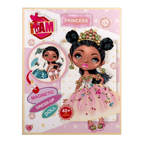 Настільна гра магнітна I AM Одягни ляльку  PRINCESS