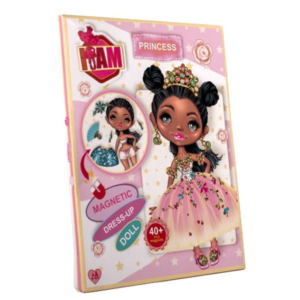 Настільна гра магнітна I AM Одягни ляльку  PRINCESS