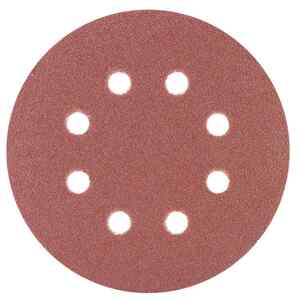 Шліфувальний круг 8 отворів Ø125мм P80 (10шт) SIGMA (9122651)