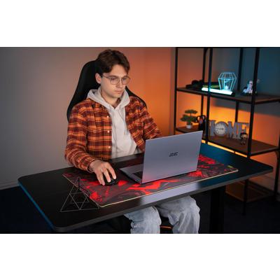 Стіл комп'ютерний 2E СЕ120B-MOTORIZED, регулювання висоти, електропривiд 220В, 73/118х120x60см, чорний