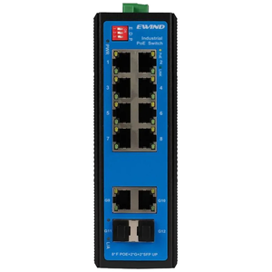 Комутатор 12 портів некерований Ewind EW-PIS1712-8FE PoE