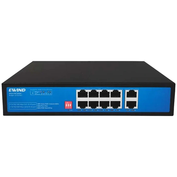 Комутатор 10 портів некерований Ewind EW-S1910CG-AP PoE