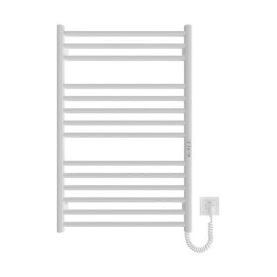 Рушникосушка Hygge Family електрична Greenwich, 770х530х80мм, таймер-регулятор, сталь, білий матовий