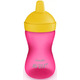 Чашка-непроливайка Avent з твердим носиком, 300мл, 18міс+, рожевий