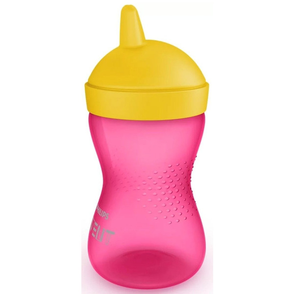 Чашка-непроливайка Avent з твердим носиком, 300мл, 18міс+, рожевий