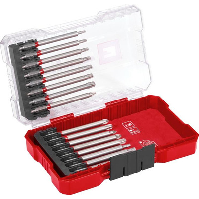 Біти Einhell, набір 16шт, PH, PZ, Torx, 80мм, кейс