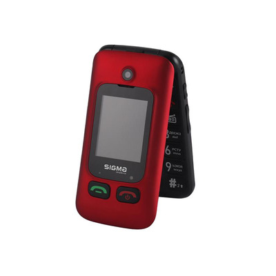 Мобильный телефон Sigma mobile Comfort 50 Shell Duo Type-C Dual Sim Red/Black (4827798212516)