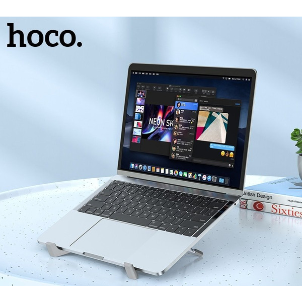Підставка для ноутбука Hoco PH51 X Bystander Metal Grey (PH51)