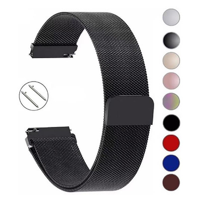 Ремешок BeCover Milanese Style для Xiaomi Amazfit Bip (20mm) Lite/Bip S Lite/GTR 42mm/GTS/TicWatch S2/TicWatch E/GTS 3/GTS 2 mini Gray (707681)