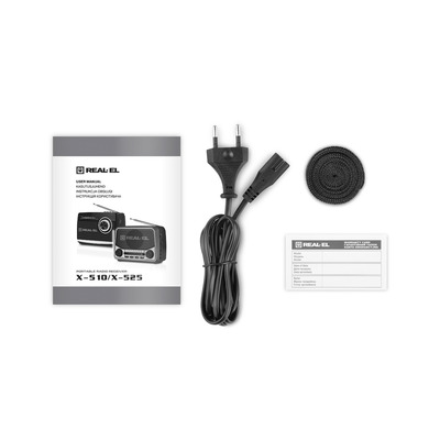 Радіоприймач REAL-EL X-525 Grey