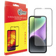 Захисне скло Dengos для Apple iPhone 14 Black Full Glue (TGFG-230)