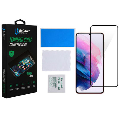 Защитное стекло BeCover для Samsung Galaxy S21 FE SM-G990 Black (707244)