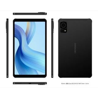 Планшет Doogee T20 mini 8.4" 4ГБ, 128ГБ, LTE, 5060мА•г, Android, чорний