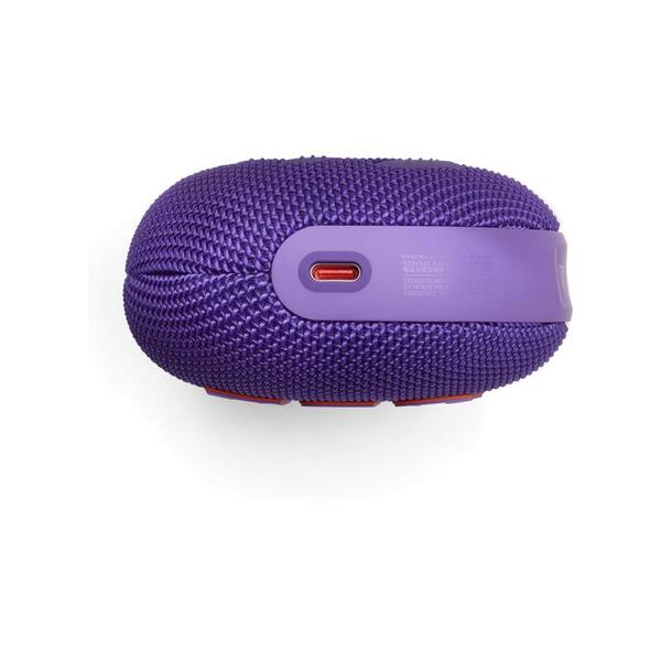 Портативна колонка JBL Clip 5 Purple (JBLCLIP5PUR)