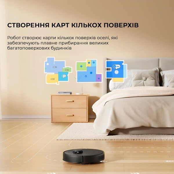 Робот-пилосос Dreame D9 Max Black Gen 2 (RLD34GA-Bl)