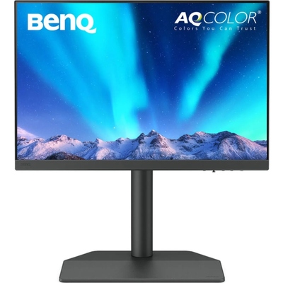 Монітор TFT 24" BenQ SW242Q, 2K QHD, 2560x1600, HDMI, USB-C, MCR, HAS, Pivot, сірий