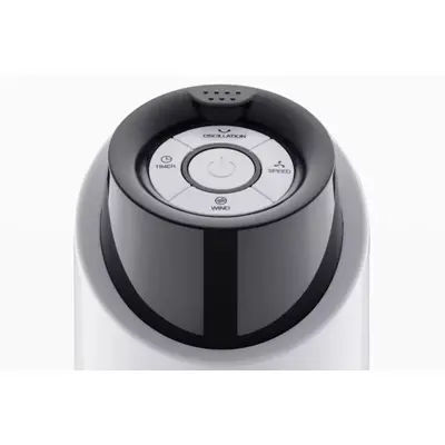 Вентилятор ARDESTO колонний, 90см, 50Вт, пульт ДК, дисплей, чорно-білий