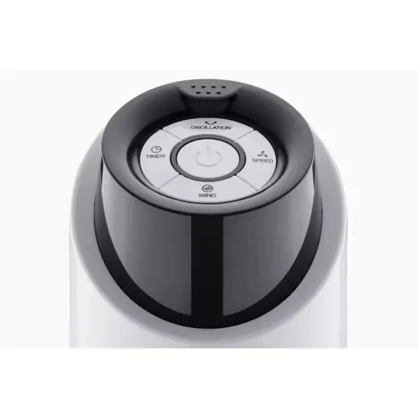 Вентилятор ARDESTO колонний, 90см, 50Вт, пульт ДК, дисплей, чорно-білий