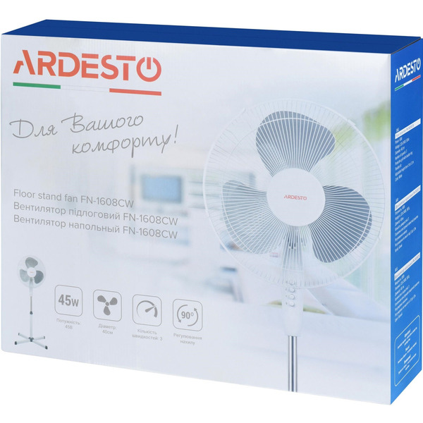 Вентилятор Ardesto FN-1608CW
