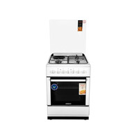 Плита ARDESTO комбі 3 газ + 1 електро, 64л, 60x60см, підсвічування, форсунки LPG (підключення газового балона), знімні направляючі, білий