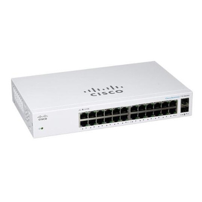 Комутатор Cisco CBS110 24xGE, 2x1G SFP Shared, Unmanaged